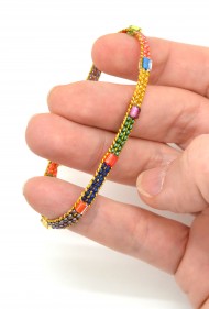 Metallic Rainbow Bracelet